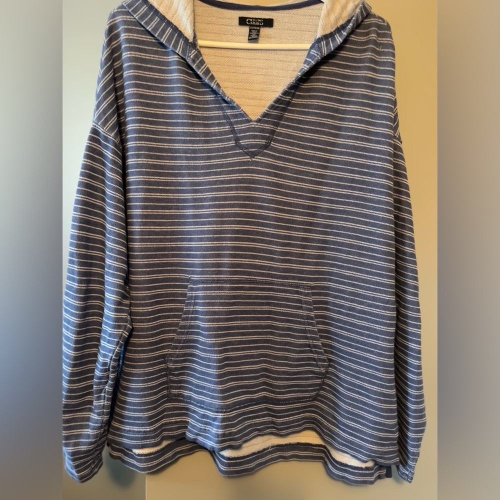 Chaps woven cotton hoodie Xl